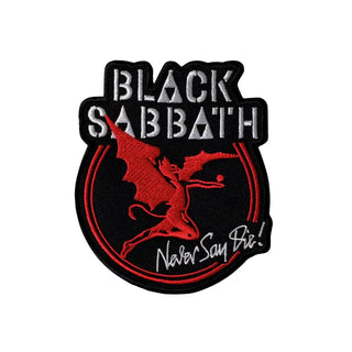 Black Sabbath Patch - Archangel Never Say Die (Iron On) Black Sabbath