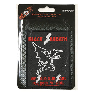 Black Sabbath Patch - sold our soul (Sew On) Black Sabbath