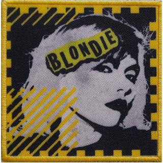 Blondie Patch - Punk Logo Mono (Iron On) Blondie