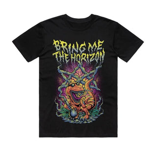 Bring Me The Horizon - Smoking Dinosaur - Black T-shirt Bring Me The Horizon