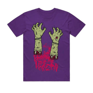 Bring Me The Horizon - Zombie Hands - Purple T-shirt Bring Me The Horizon