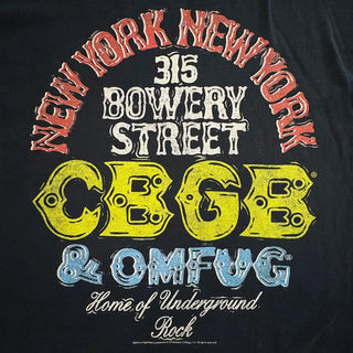 CBGB & OMFUG - 315 Bowery St NY T-Shirt CBGB