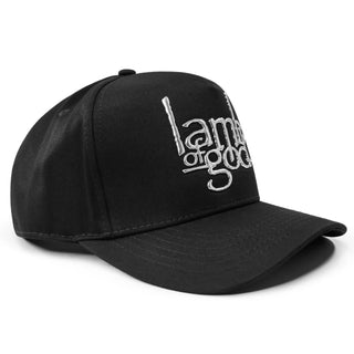 Lamb of god - Silver Logo - Black Baseball Cap