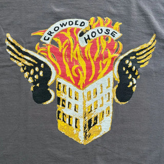 Crowded House - Flaming House T-Shirt Crowded House