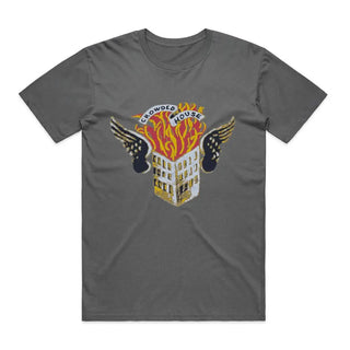 Crowded House - Flaming House T-Shirt Crowded House