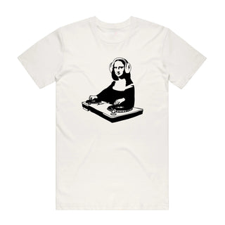 DJ Mona Lisa - Music T-Shirt - Natural Backyard Tees