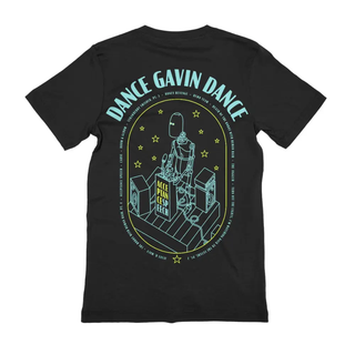 Dance Gavin Dance - Acceptance Speech - Black Tee (w/Back) Dance Gavin Dance