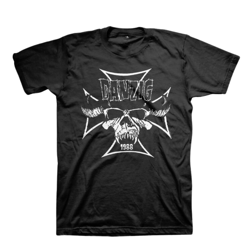 Danzig - Cross Logo - Black T-Shirt | Twisted Thread NZ