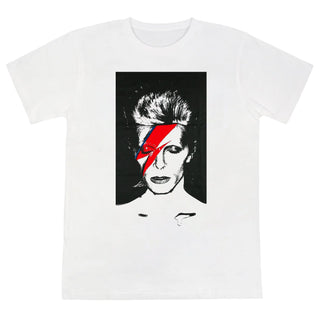 David Bowie - Ziggy Stardust - White T-Shirt David Bowie