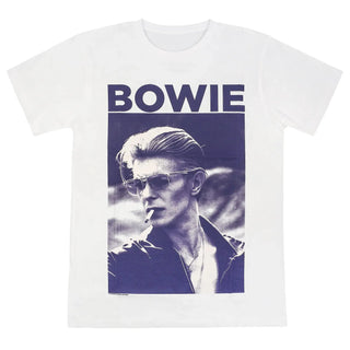 David Bowie - Smoking - White T-Shirt David Bowie