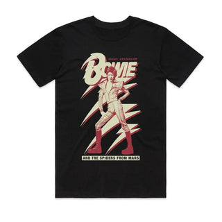 David Bowie - Spiders from Mars - Black T-shirt David Bowie