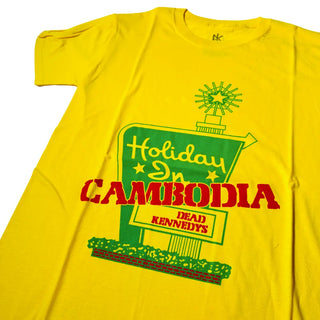 Dead Kennedys - Holiday in Cambodia Yellow T-Shirt Dead Kennedys