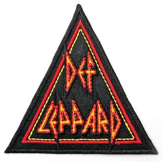 Def Leppard - Tri-Logo Patch (Iron On) Def Leppard