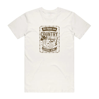 Dirt Roads - Music T-Shirt - Natural Backyard Tees