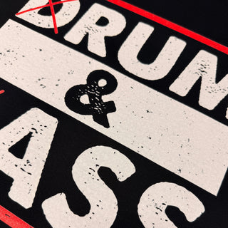 Drum And Bass - Funny T-Shirt - Black Backyard Tees