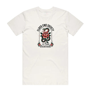Elder Emo (Heart) - Halloween T-Shirt - Black Backyard Tees