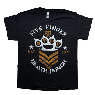 Five Finger Death Punch - Chevron - Black T-Shirt Five Finger Death Punch