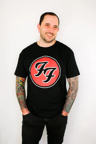 Foo Fighters - Classic Logo - Black T-Shirt Foo Fighters