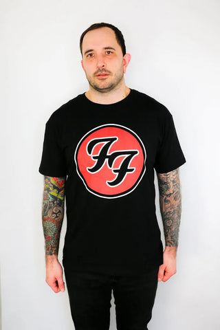 Foo Fighters - Classic Logo - Black T-Shirt Foo Fighters