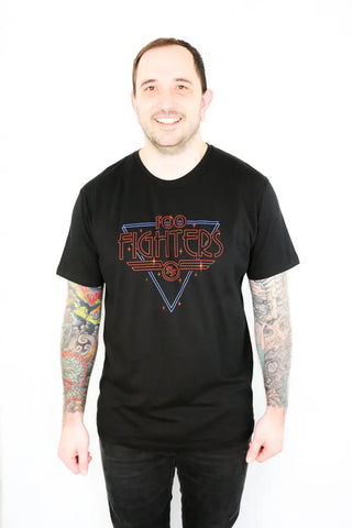 Foo Fighters - Disco Outline - Black T-Shirt Foo Fighters