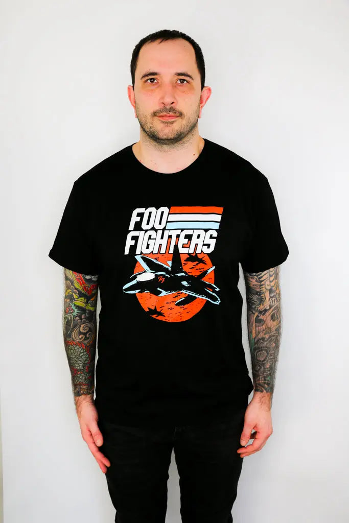 Official Foo Fighters - Jets - Black T-Shirt | Twisted NZ