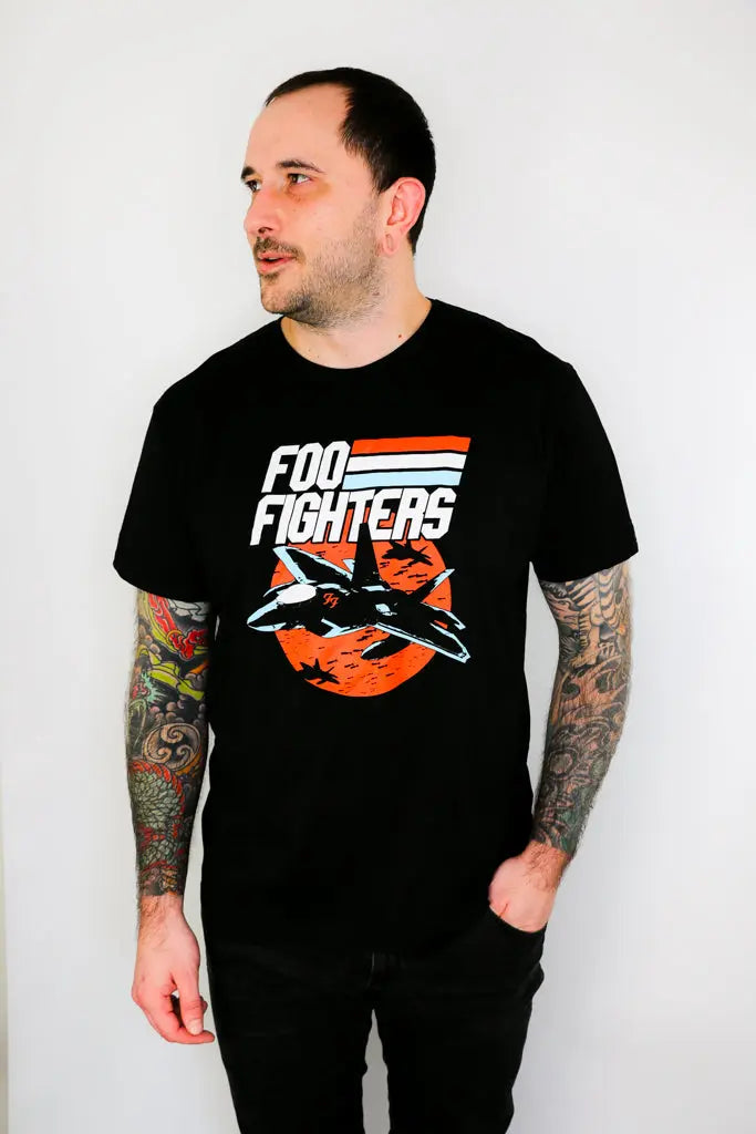 Official Foo Fighters - Jets - Black T-Shirt | Twisted NZ