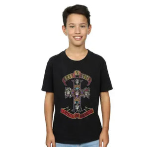 GNR - Appetite for Destruction - Kids Black T-Shirt Guns N' Roses