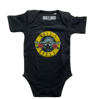 GNR - Bullet Logo - Baby Black Onesie Guns N' Roses