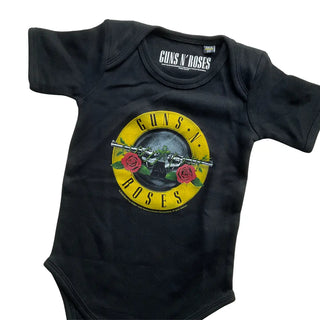 GNR - Bullet Logo - Baby Black Onesie Guns N' Roses