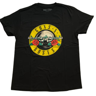 GNR - Classic Bullet Logo - Black T-Shirt Guns N' Roses