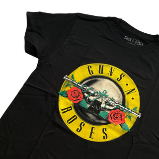 GNR - Classic Bullet Logo - Black T-Shirt Guns N' Roses