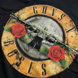 GNR - Classic Bullet Logo (Distressed) - Black T-Shirt Guns N' Roses