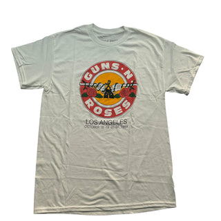 GNR - LA Bullet - White T-Shirt Guns N' Roses