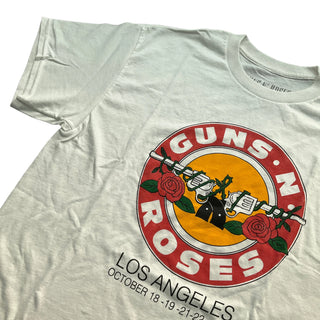 GNR - LA Bullet - White T-Shirt Guns N' Roses
