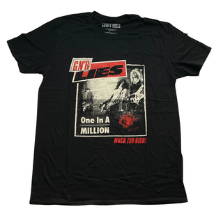 GNR - One in a Million - Black T-Shirt Guns N' Roses