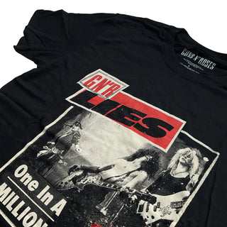 GNR - One in a Million - Black T-Shirt Guns N' Roses