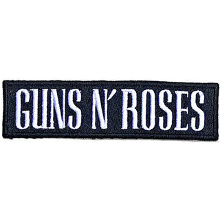 GNR Patch - Black Logo Text (Iron On) Guns N' Roses