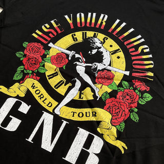 GNR - UYI World Tour - Black T-Shirt Guns N' Roses