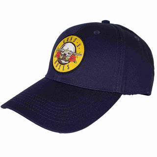 GNR - Yellow Classic Bullet - Navy Baseball Cap Guns N' Roses