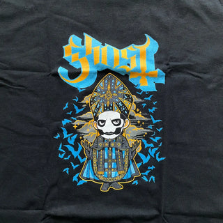Ghost - Cutie Vitruvian Kids Black T-shirt Ghost