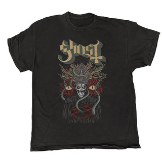 Ghost - Devil Snake - Black Vintage T-shirt Ghost