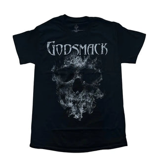 Godsmack - Smoking Skull - Black T-Shirt Godsmack