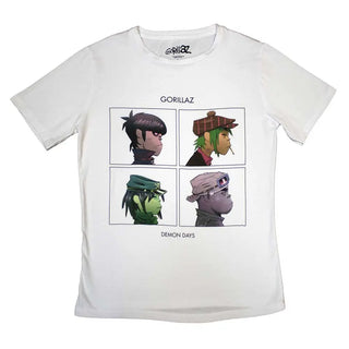 Gorrilaz - Demon Days - White Tshirt MGK