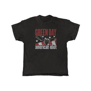 Green Day - American Idiot - Black Vintage T-shirt Green Day