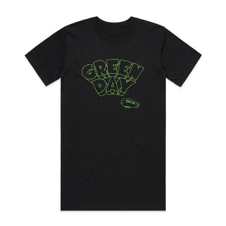 Green Day - Bad Year - Tall Black T-shirt Green Day