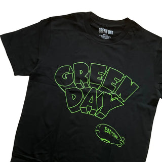 Green Day - Bad Year - Tall Black T-shirt (FINAL RUN) Green Day