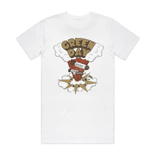 Green Day - Dookie - Tall White T-shirt Green Day