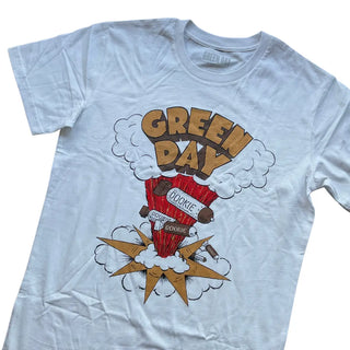 Green Day - Dookie - Tall White T-shirt (FINAL RUN) Green Day