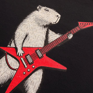 Guitar Capy - Music T-Shirt - Black Backyard Tees