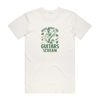 Guitar Scream - Music T-Shirt - Natural Backyard Tees